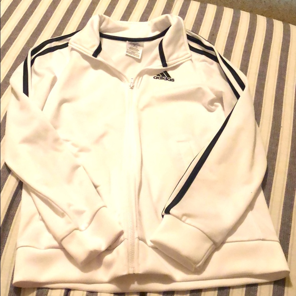 Adidas Boys Zip Up Jacket
